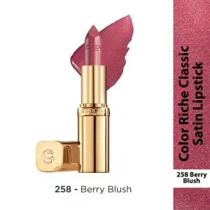 L'Oreal Paris Color Riche Classic Satin Lipstick - 258 Berry Blush
