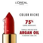 L'Oreal Paris Color Riche Classic Satin Lipstick - 297 Red Passion