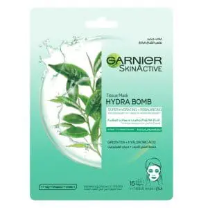 Garnier Tissue Mask Hydra Bomb Green Tea 28g