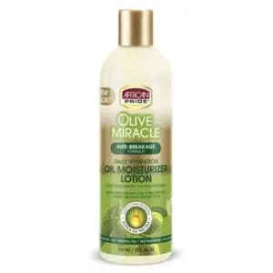 African Pride Olive Miracle Hair Oil Moisturizer Lotion 12 .oz