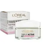 L'Oreal Paris Triple Active Multi-Protection Day Moisturizer - Dry & Sensitive Skin -50Ml