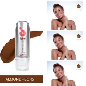 Biw Biw Pure Radiance 4 in 1 Face Cream 40ml - Almond SC 45 (Light to Medium)