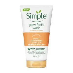 Simple Protect 'n' Glow natural clay facial wash -150ml