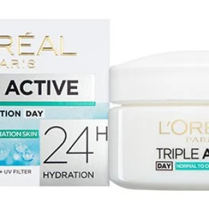 L'Oreal Paris Triple Active Multi-Protection Day Moisturizer - Normal to Combination Skin -50Ml