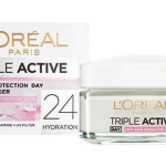 L'Oreal Paris Triple Active Multi-Protection Day Moisturizer - Dry & Sensitive Skin -50Ml