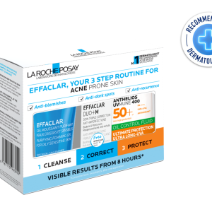 La Roche- Posay Effaclar Acnes Routine Kit 3 in 1