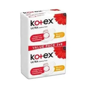 KOTEX ULTRA THIN NORMAL PADS  DUOS 16s