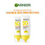 Garnier Super UV Invisible Serum Sunscreen SPF 50 30ML-Pack of 2