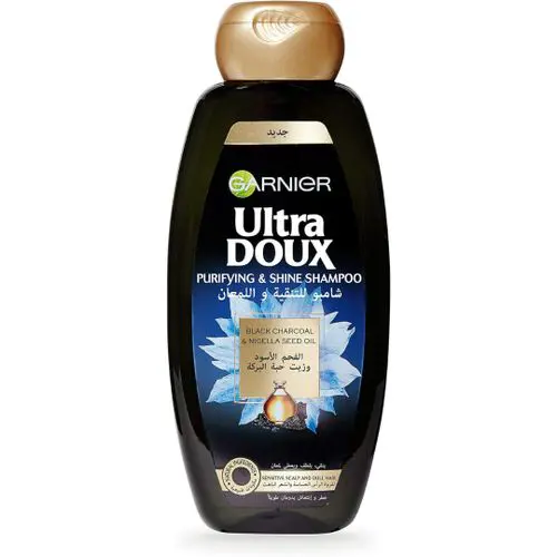 GARNIER ULTRA DOUX BLACK CHARCOAL SHAMP00 400ML