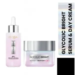 LOREAL PARIS GLYCOLIC BRIGHT - SERUM + DAY CREAM ROUTINE KIT