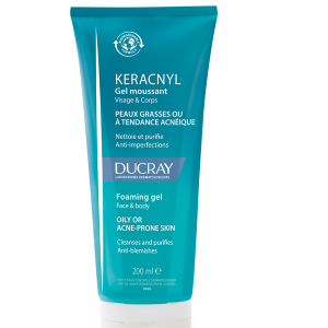 Ducray Keracnyl Foaming Gel Oily& Acne Prone Skin 200Ml