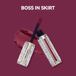 GLAMOUR QUEEN LIQUID LIPSTICK Boss in skirt