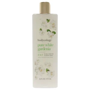 BODY COLOGY 2IN1 PURE WHITE GARDENIA BODY WASH 473Ml