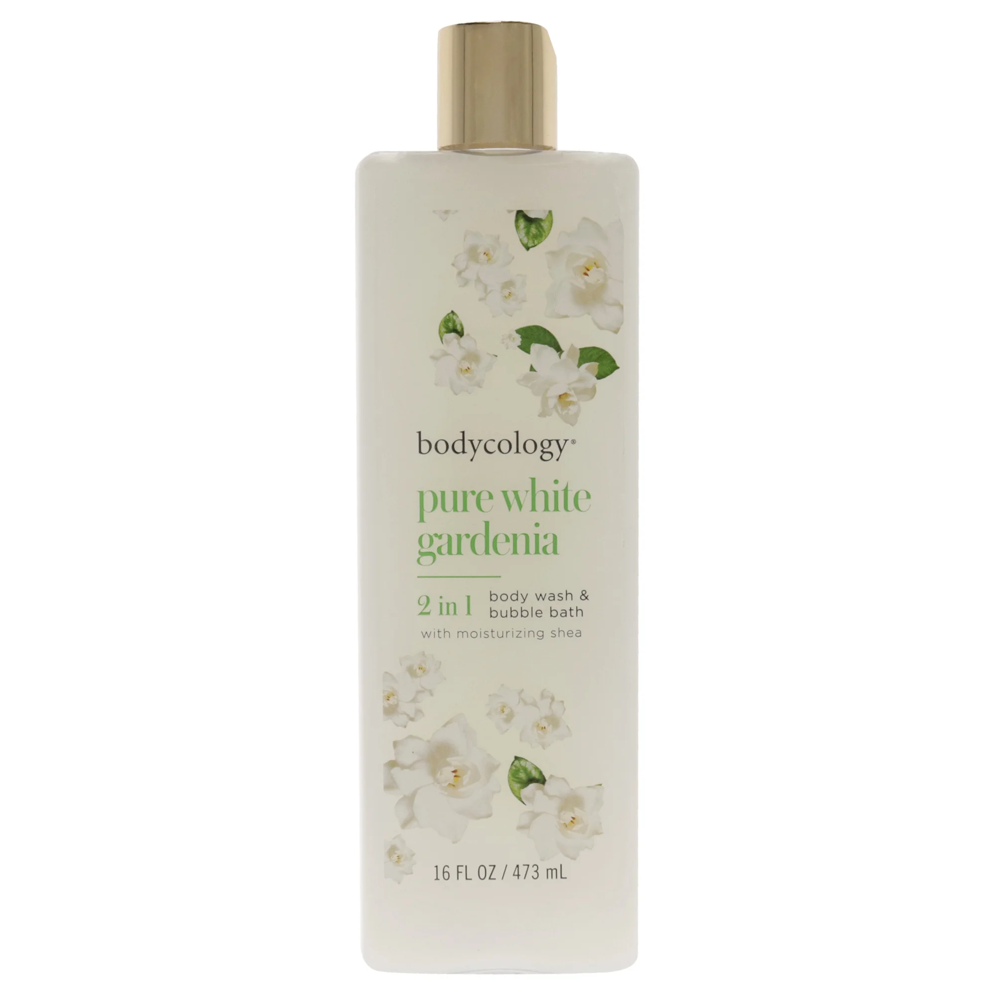 BODY COLOGY 2IN1 PURE WHITE GARDENIA BODY WASH 473Ml