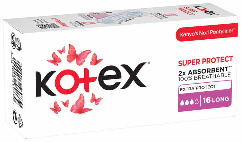 KOTEX SUPER PROTECT LONG LINER P16X16