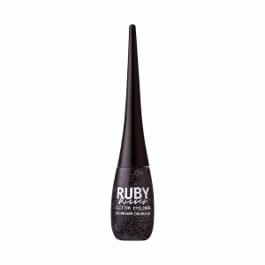 RUBY KISSES IBLING LIQUID LINER- GLITZ N' BLACK 01