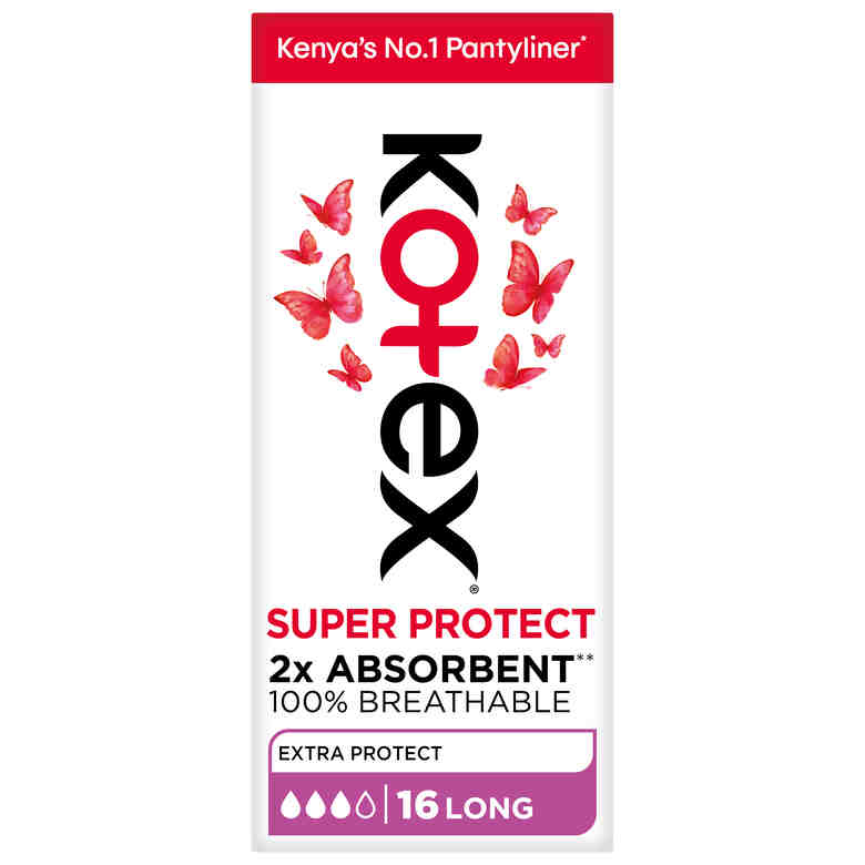KOTEX SUPER PROTECT LONG LINER P16X16