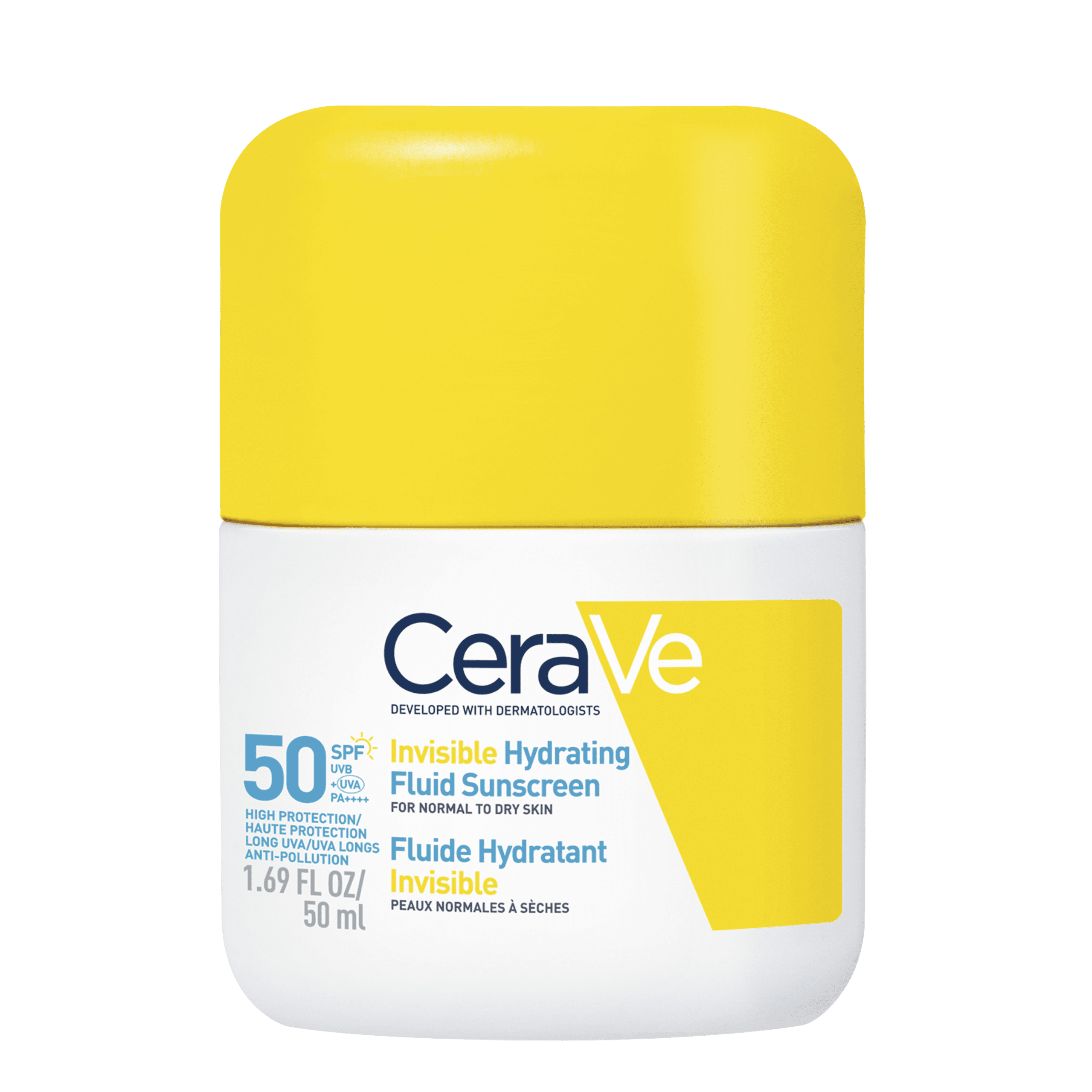 CERAVE INVISIBLE FLUID HYDRATING SUNSCREEN SPF50 50ML